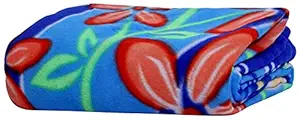 WONDERLOOK Wool Relief Blanket for Heavy Winter Single Bed Full Size for Donation and Gift Purpose - Pack of 1 (Multicolour-C)