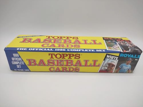 1986 Topps Baseball Factory Complete Set (792 Cards) - Factory Sealed