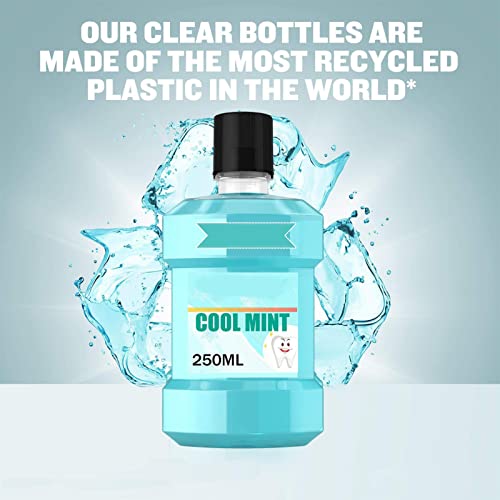 Colutório Boca Seca, 250 ml Ambientador Menta, Enxaguante bucal com álcool zero, fórmula de higiene