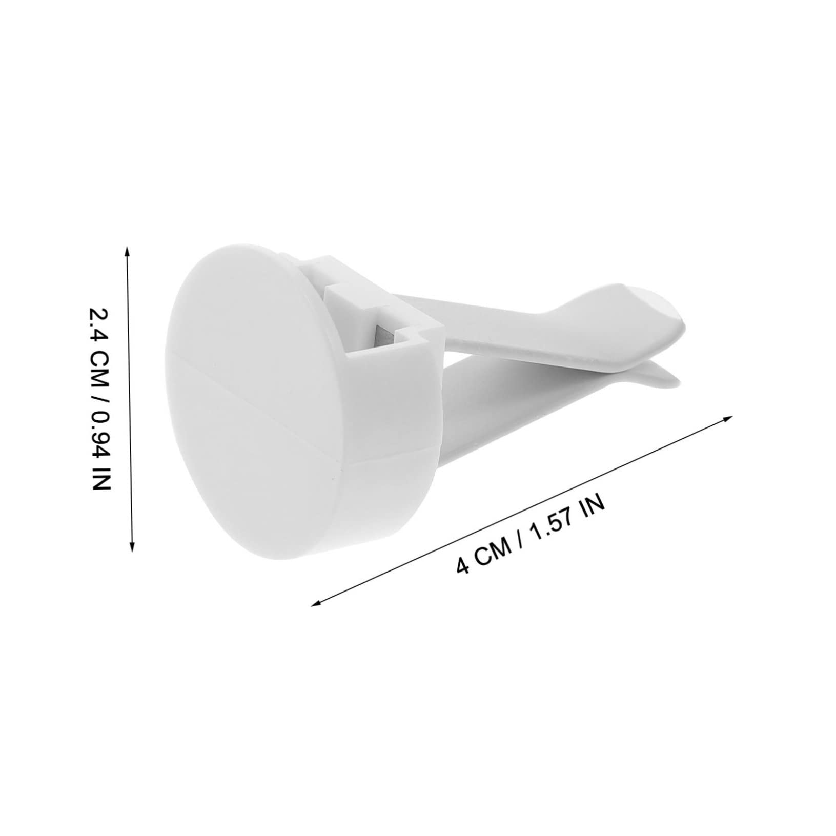 Ganci per Auto 100 Pezzi Clip per Bocchette di Aerazione Auto in Metallo e Plastico, Resistenti e Non Facili da Sbiadire, Accessori per Decorare e Profumare L’aria Nell’auto
