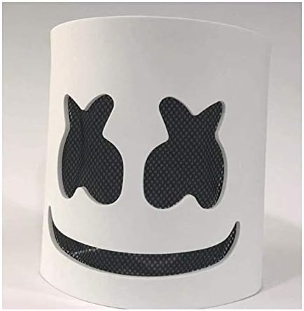 DJ Mask Music Festival Helmets Latex Full Head Masks Christmas Party Props Costume Masks White Kids Pretend Play Toy Cosplay Prop