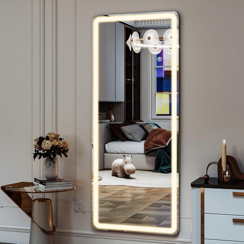 Easly Full Length Mirror with Lights - Modern Minimalist Home Decor - Image 7