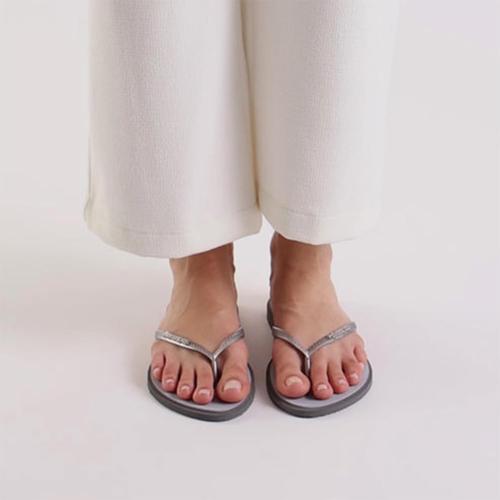 Havaianas Slim Point Steel Grey Kadın Terlik, Gümüş, 37/38 EU, numeric_37, numeric_38