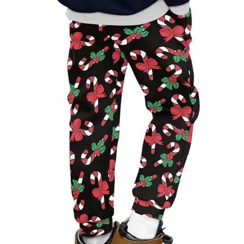 Boys Girls Halloween Christmas Sweatpants with Pockets, Long Pants Soft for Daily Life4