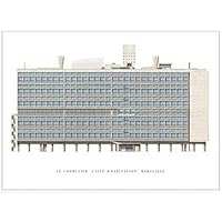 Amazon.co.jp: ポスター ル コルビジェ ユニテ ダビタシオン