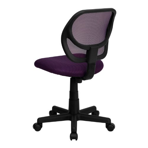 Flash Furniture Neri Low Back Purple Mesh Swivel Task Office Chair #TOP5