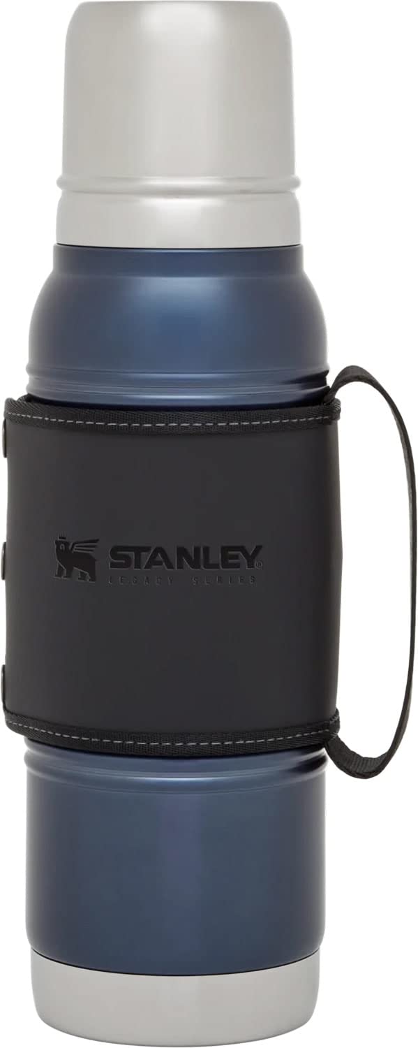 Stanley Quadvac Thermal Insulated Wide Mouth Bottle- BPA-Free 18/8 Stainless Steel Thermos for Cold & Hot Beverages – Keeps Liquid Hot or Cold for Up to 24 Hours
