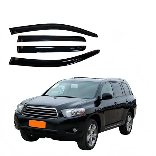 Déflecteurs de vent pluie soleil pour Toyota Highlander 5 places 08-13