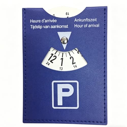 Nairv-Furn 1pcs Disque Bleu de Stationnement Zone Bleue, Disque de Stationnement pour Voiture, Accessoire Auto Pratique, Format Standard 11x15cm, Idéal pour Conducteur et Stationnement Quotidien