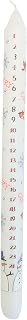 Alison Gardiner Snowmen Advent Taper Candle – Unscented Wax Christmas Countdown Candle, 10hr Burn Time, Festive Design, Handmade in UK – Ideal Gift & Table Centerpiece