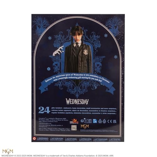 CINEREPLICAS - Wednesday Addams Adventskalender 2025 - Offiziell lizenzier