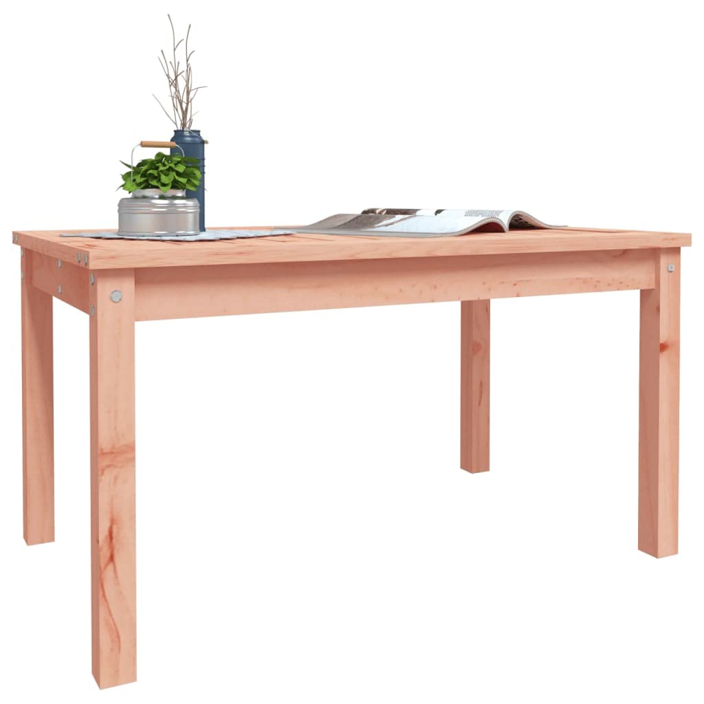 Tavolo da giardino in legno massiccio Douglas, 82,5 x 50,5 x 45 cm, tavolo da terrazza, balcone, tavolo da esterno, tavolino per terrazza, balcone, giardino e campeggio