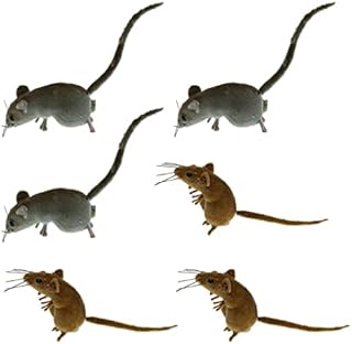 Baoblaze 6x Looking Rat Little Mouse Model Creepy Prop for Joke Toys
