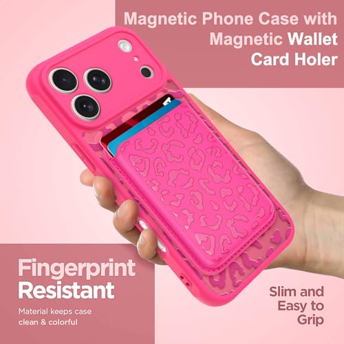 Coque antichoc iPhone 17 Pro rose Magsafe pour protéger vos cartes - 3