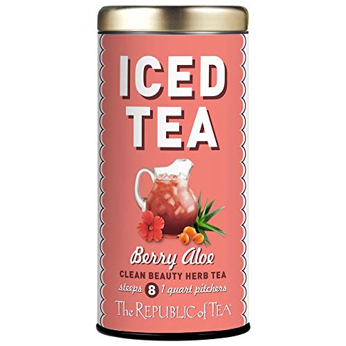 The Republic of Tea Beautifying Botanicals® Berry Aloe Herbal Iced Tea Bags (8 count)