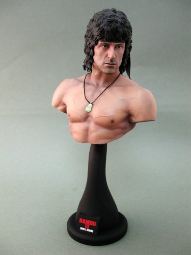 Amazon.com: Rambo III 1:4 Scale Hot Toys Bust : Toys & Games