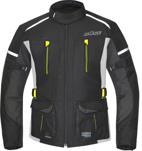 Veste moto imperméable femmes avec protections et textile haute visibilité Büse Rider 44