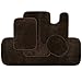 Garland Rug Traditional Plush 5 Piece Nylon Washable Bathroom Rug Set Chocolate