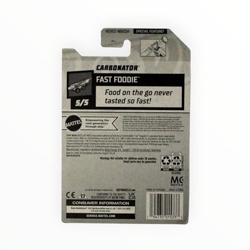 Hot Wheels 2022 Carbonator Earth Day Fast Foodie miniatura 2
