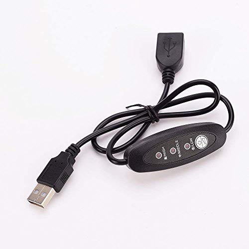 Carviya Winter Motorcycle ATV Scooter USB Heated Grips Handlebar 7/8"-11/5"(22-30mm) Warmer Sleeves with Switch to Control Temperature