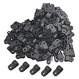 TOVOT 200 PCS R-Type Clip Cable Clamp 5/16