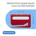 MysticHome 4 Pack Letter Opener Envelope Slitter with Ruler & Magnifier– Safe Mail Opener Tool for Home, Office, School, Postal Use – Compact Envelope Opener for Men and Women, Multi Color