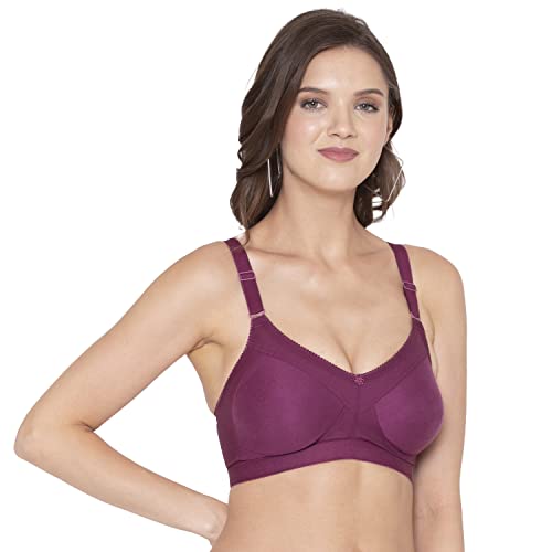 Image of SOUMINIE - Minimizer Bra - Non Padded - Cotton Rich - Broad Straps - Full Coverage - Wireless Seamless T-Shirt Bra
