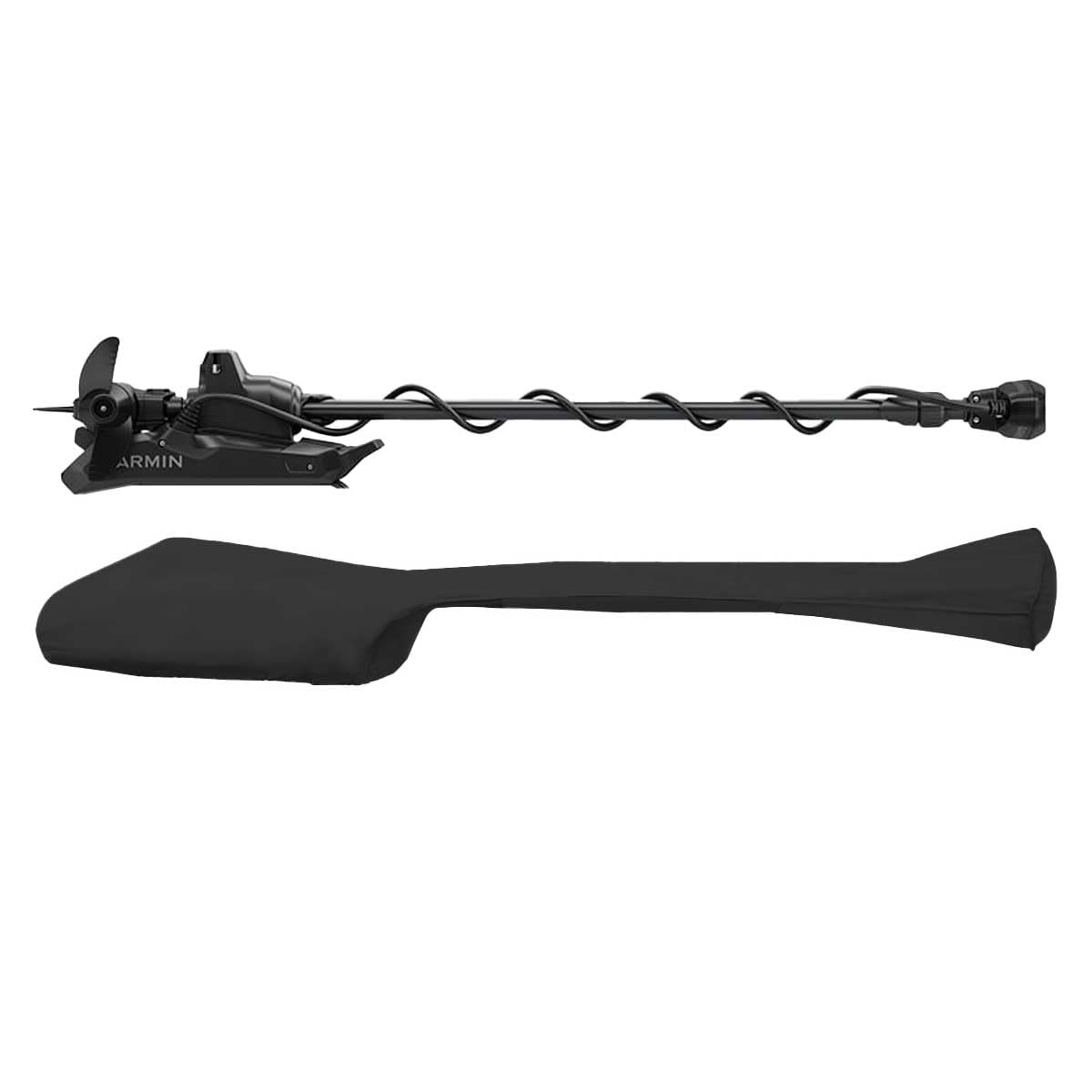 Oceansouth Funda personalizada diseñada para motores de arrastre Garmin (cubierta compatible con Force Kraken, 2286 mm, negro)