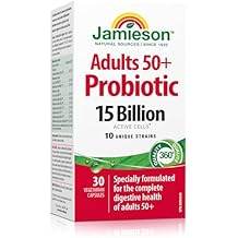 Jamieson Adult 50+ Probiotic Complex, 15 Billion, 30 vegi caps