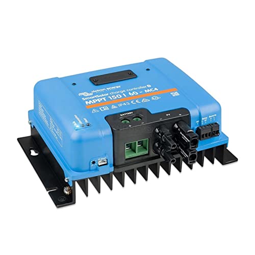 Victron Energy SmartSolar MPPT MC4 150V 60 amp 12/24/36/48-Volt Solar Charge Controller (Bluetooth)
