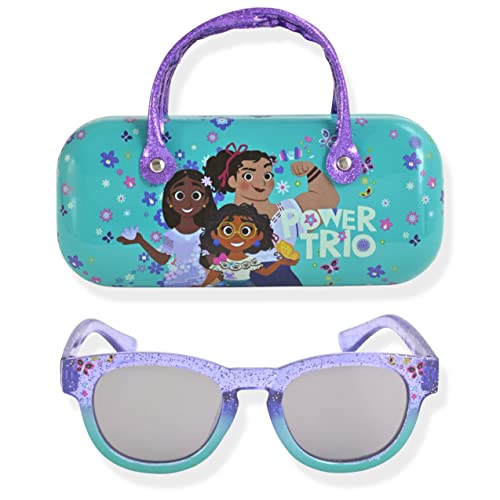 Disney Encanto Girls Sunglasses For Kids with Matching Glasses Case | Cute Sunglasses for Girls