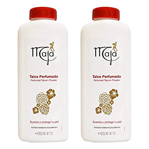 Talcos Y Desodorantes, Drugstore Maja Perfumed Talcum Powder-Talco Perfumado 7 oz. 2-PACK