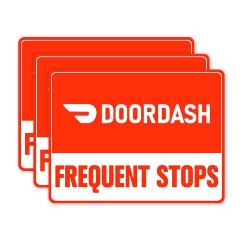 Dakchor Car Magnet Signs for Food Delivery - Frequent Stops Magnetic Sign