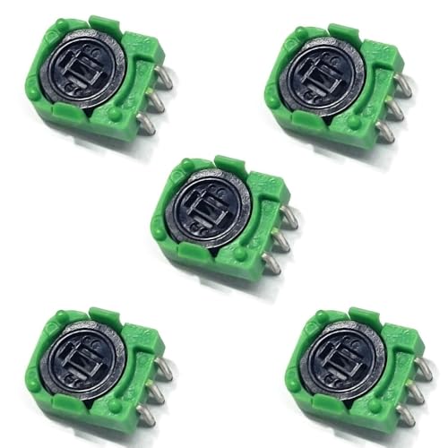 5 Pcs Servo Potentiometer B5K B502 Carbon Film Angle 300 ° for Remote-Controlled Aircraft and Vehicle Models SG90 9g Servo Mtor