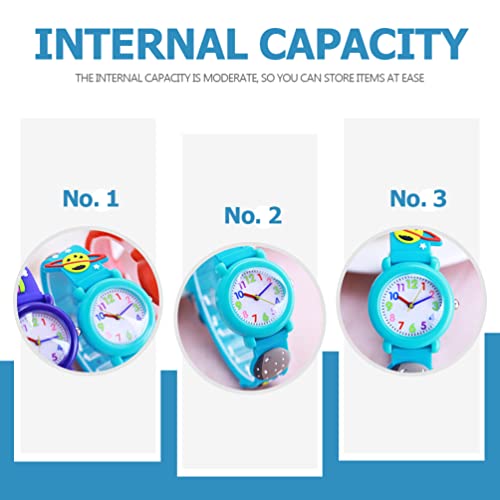 PRETYZOOM Relógio infantil 3D pulseira de pulso decorativa relógio de desenho animado relógio infant