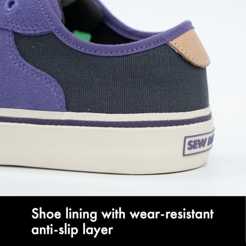 Image of Skateboard Shoes for Men Leather Low Top Pro Skateboarding Training Casual Sneakers
