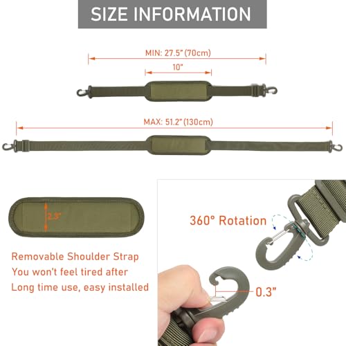 2 Pack Shoulder Strap Pads Adjustable Shoulder Strap Replacement for Crossbody Pouch Bags3