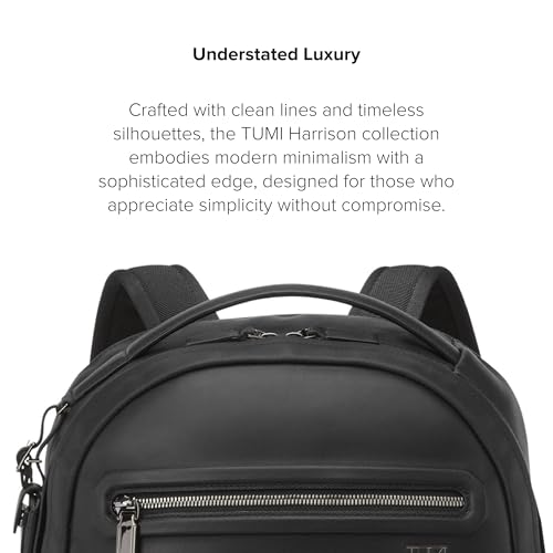 Image of TUMI - Harrison Warren Backpack - 15-Inch Laptop Backpack - Stylish Women's & Men's Backpack for Travel & Business - Black Bombe