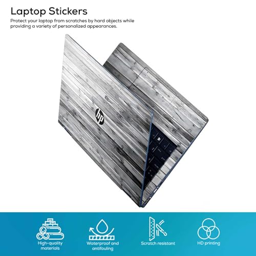 Image of DSGN 127 Full Body Laptop Skin Bubble-Free| Laminated| Removable| HD Quality Sticker for Laptops Upto 15.6 Inches Compatible with Hp