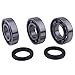 DVPARTS Crank Crankshaft Oil Seal and Bearing Kit 14524-G1 24504-G1 Compatible with EZGO Golf Car 2PG & 3PG Motor 1980-1993