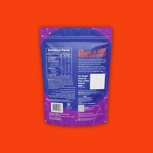Image of Taali Coated Flavour Peanuts | Spizee Masala | Crispy, Roasted Not Fried, Happy Nuts, No Palm Oil, No Maida, 140g (Pack of 8)