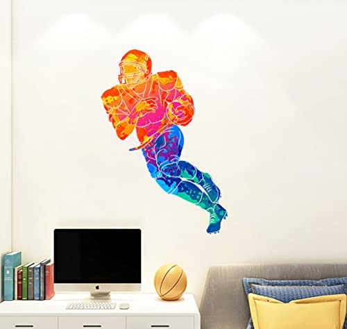 Vinilo decorativo removible jugador de fútbol para pared miniatura 6