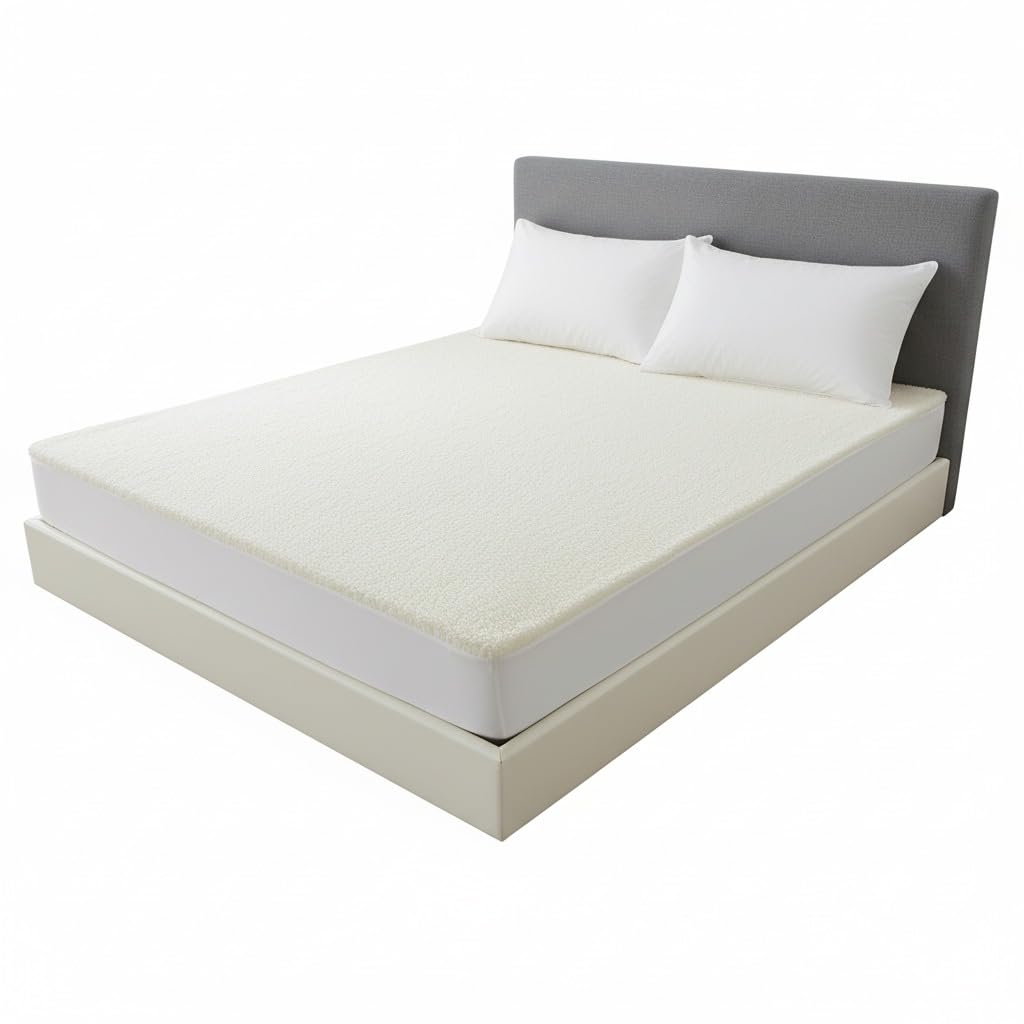 New 30CM Extra Deep Thermal Fleece Underblanket 4ft Small Double Mattress Protector, Soft Warm Teddy Sherpa Fleece Mattress Toppers Under Blanket Fitted Mattress Sheet 122x190cm
