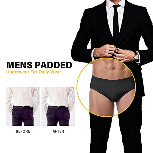 Mens Butt Lifter Shapewear Hip Enhancer Mens Padded Underwear with Detachable Pads4