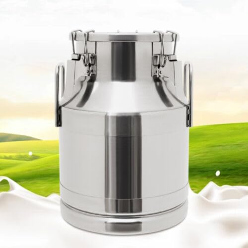 Jarra de leche de acero inoxidable de 10 l/2,64 galones, para diferentes escenarios como cantina, restaurante de desayuno, comedor, apartamento