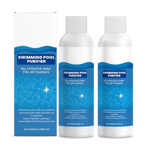 Swimming Pool Purifier Pool Purifier Pro Pool Water Purifier Liquid Keeps Water Crystal Clear & Removes Cloudiness for Inground Pools & Above Ground Pools