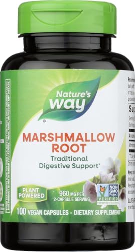 Nature's Way Premium Herbal Marshmallow Root, 960 mg per Serving,...