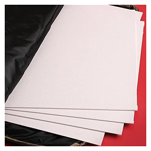 Panneau de toile a peindre lot de 12 plaques blanches carton entoile pour dessin et etudiants