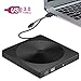 Produktbild Externes CD-DVD-Laufwerk mit USB 3.0 / Typ C-Dual-Schnittstelle, schlanker tragbarer CD- / DVD-RW-Brenner, kompatibel mit Windows XP / 2003 / Vista / 7/8/10, Linux, Mac OS, für Laptop, Desktop