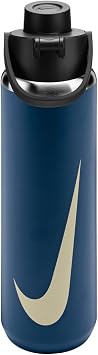 Nike SS Recharge Chug Bottle, 680 ml, RFSH; Blue Force/Black/LT Khaki